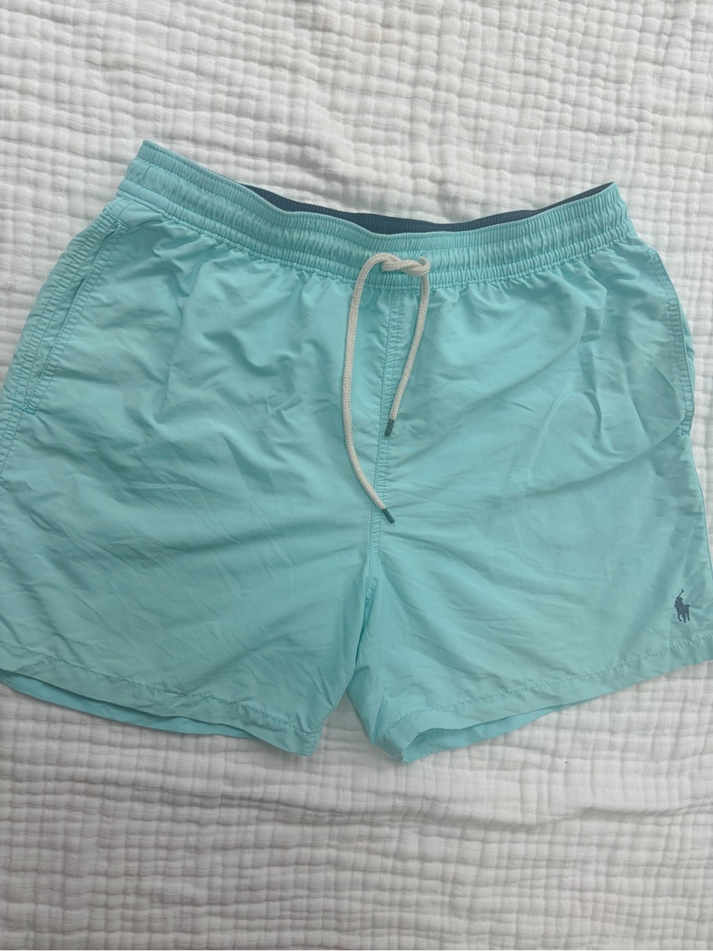 Polo Ralph Lauren Swim Trunks Blue Size L Classic Preppy Shorts